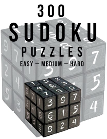 300 Sudoku Puzzles Easy - Medium - Hard: Great large print sudoku puzzle book for adults, Sarah M Sky - Paperback - 9798885914291