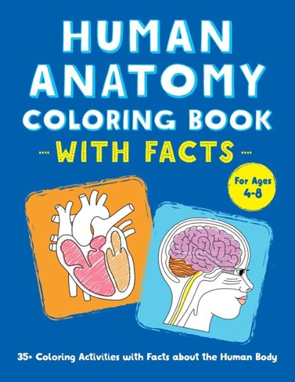 Human Anatomy Coloring Book with Facts, Rockridge Press - Paperback - 9798886080681