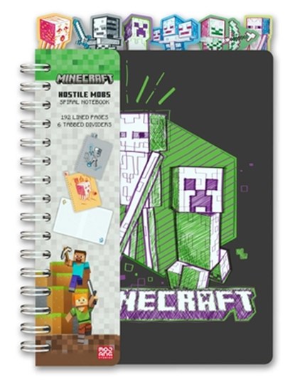 Minecraft: Hostile Mobs Spiral Notebook, Insight Editions - Gebonden - 9798886639193