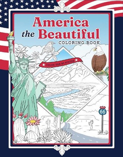 America the Beautiful Coloring Book, Weldon Owen - Paperback - 9798886742749