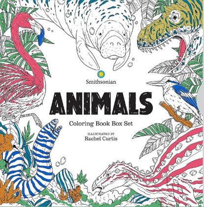 Animals: A Smithsonian Coloring Book Box Set, Smithsonian Institution ; Rachel Curtis - Paperback - 9798887241067