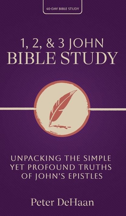 1, 2, & 3 John Bible Study, Dehaan - Gebonden - 9798888091739