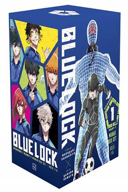 Blue Lock Season 1 Part 1 Manga Box Set, Muneyuki Kaneshiro - Paperback - 9798888773499