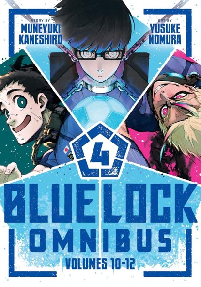 Blue Lock Omnibus 4 (Vol. 10-12), Muneyuki Kaneshiro - Paperback - 9798888778241