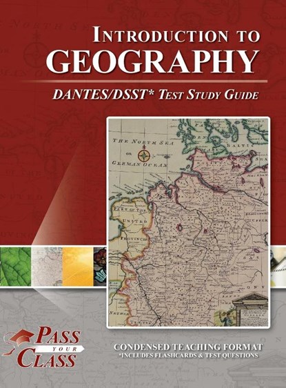 Introduction to Geography DANTES / DSST Test Study Guide, Passyourclass - Gebonden - 9798890061164