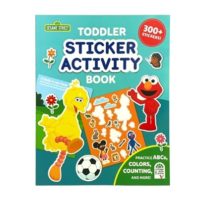 Sesame Street Toddler Sticker Activity Book, Barry Goldberg - Paperback - 9798890192424