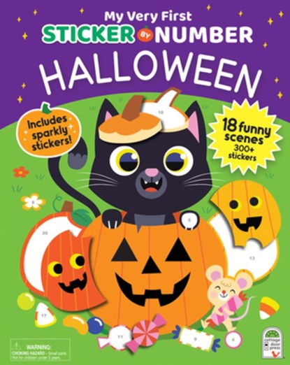 My Very First Sticker by Number Halloween, Julie Cossette - Paperback - 9798890193643