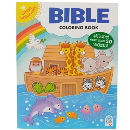 Bible Coloring Book with Stickers, Ela Jarzabek - Paperback - 9798890193667