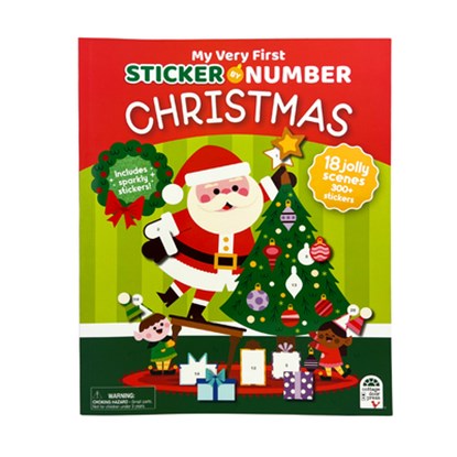 My Very First Sticker by Number Christmas, Clark - Paperback - 9798890194329