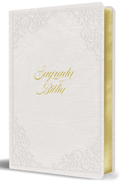 Biblia Católica: Letra Grande. Símil Piel Blanca: Boda, Quinceañera, Primera Comu Nión / Catholic Leathersoft White Bible: Bride, Quinceanera, First C, Biblia de América - Paperback - 9798890980014