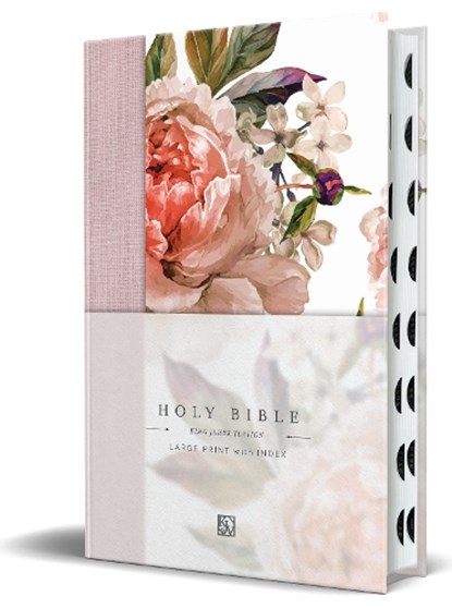 KJV Holy Bible, Large Print Medium Format, Pink Cloth Hardcover W/Thumb Index and Ribbon Marker, Red Letter, King James Version - Gebonden - 9798890984647