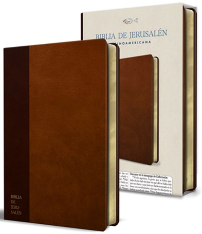 Biblia Católica Biblia de Jerusalén Latinoamericana Símil Piel Marrón / Spanish Jerusalem Bible, Latinamerican Brown Leathersoft, Biblia de Jerusalén - Gebonden - 9798890985330