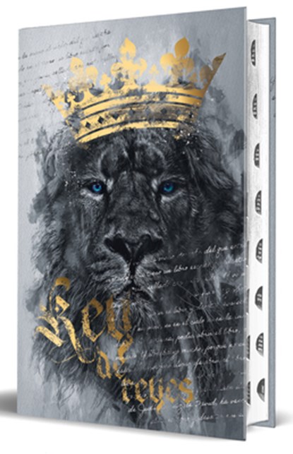 Biblia Rvr 1960 Letra Grande Tamaño Manual, Tapa Dura León Rey de Reyes Con Índice / Spanish Bible Rvr 1960 Handy Size, Large Print, Hardcover, Reina Valera Revisada 1960 - Gebonden - 9798890985590