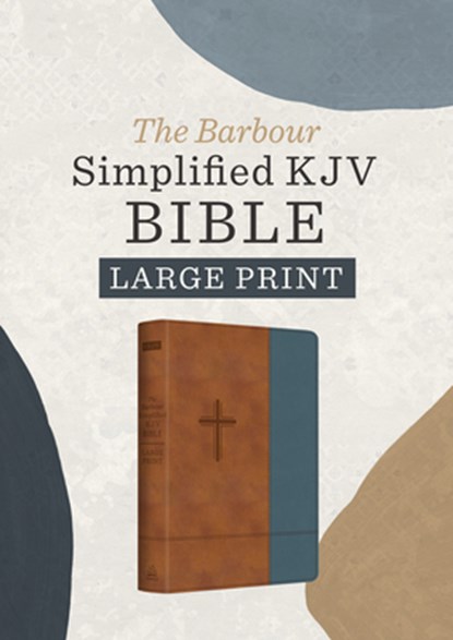 The Barbour Simplified Kjv--Large Print [Rust & Stone Cross], Barbour Bibles - Gebonden - 9798891510081