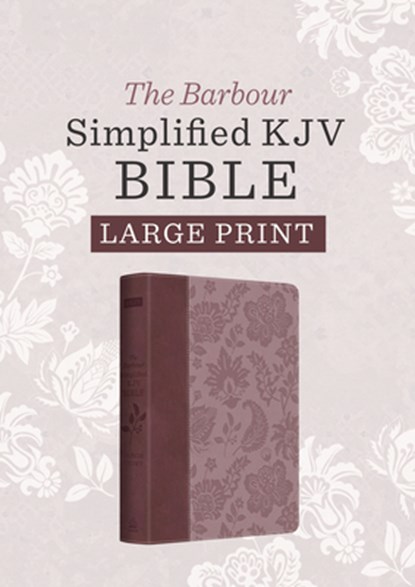 Barbour Simplified Kjv--Large Print [Plum & Paisley], Barbour Bibles - Gebonden - 9798891510098