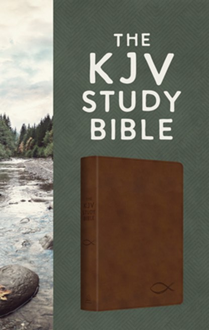 The KJV Study Bible [Chesnut Brown Fish], Barbour Bibles - Gebonden - 9798891510371