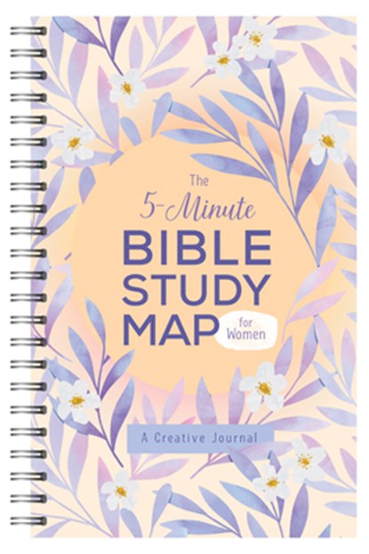 The 5-Minute Bible Study Map for Women: A Creative Journal, Compiled by Barbour Staff - Paperback - 9798891511880