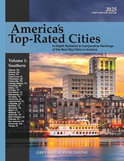 America's Top-Rated Cities, 4 Volume Set, 2025: Print Purchase Includes 2 Years Free Online Access, David Garoogian - Paperback - 9798891790964