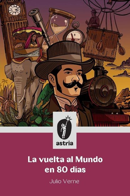 La vuelta al mundo en 80 días, Julio Verne - Paperback - 9798892674331