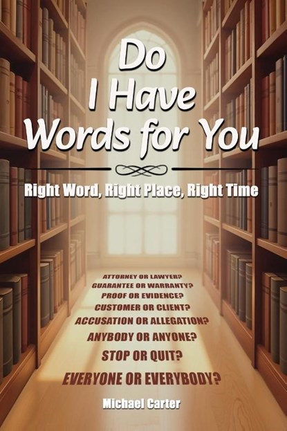 Do I Have Words For You, Michael Carter - Paperback - 9798893245103