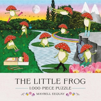The Little Frog 1,000-Piece Puzzle: An Official Jigsaw Puzzle Illustrated by Maybell Eequay, Maybell Eequay - Gebonden - 9798894143545