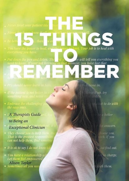 The 15 Things to Remember, Alison Taylor - Paperback - 9798894273327