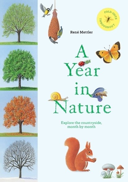 A Year in Nature: Explore the Countryside, Month by Month, René Mettler - Gebonden - 9798895090046