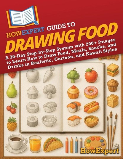 HowExpert Guide to Drawing Food, Howexpert - Paperback - 9798895732571