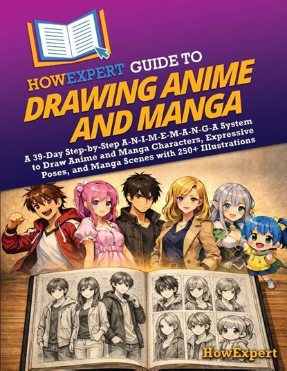 HowExpert Guide to Drawing Anime and Manga, Howexpert - Paperback - 9798895733059