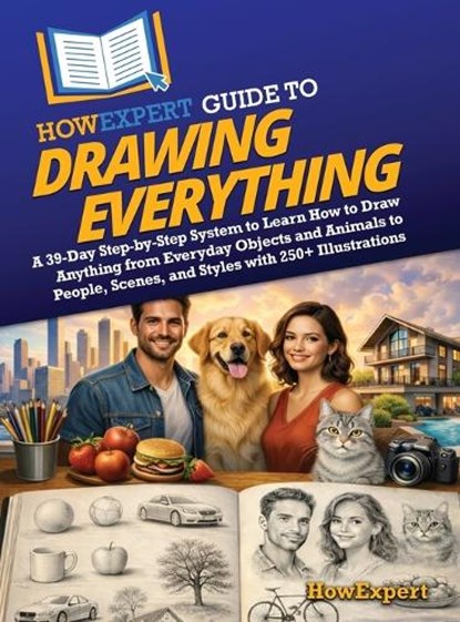 HowExpert Guide to Drawing Everything, Howexpert - Gebonden - 9798895733134