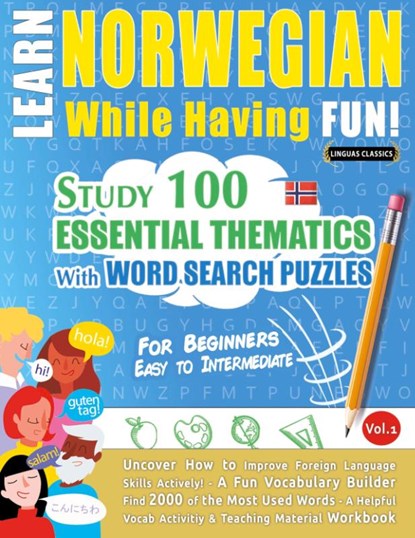 LEARN NORWEGIAN WHILE HAVING FUN! - FOR BEGINNERS, Linguas Classics - Paperback - 9798896708186