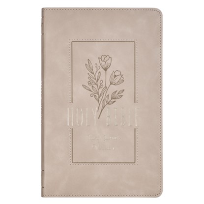 KJV Bible Gift Edition Faux Leather Taupe, Christian Art Gifts - Gebonden - 9798896780021