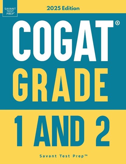 COGAT Grade 1 and 2, Savant Test Prep - Paperback - 9798985476293