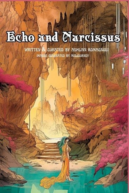 Echo and Narcissus - A Greek Myth Graphic Novella Powered by AI, Ashlinn Romagnoli - Paperback - 9798987372753