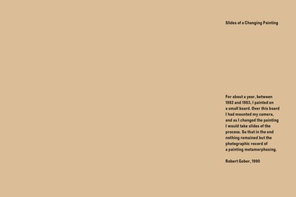 Robert Gober: Slides of a Changing Painting, Robert Gober - Paperback - 9798988573623