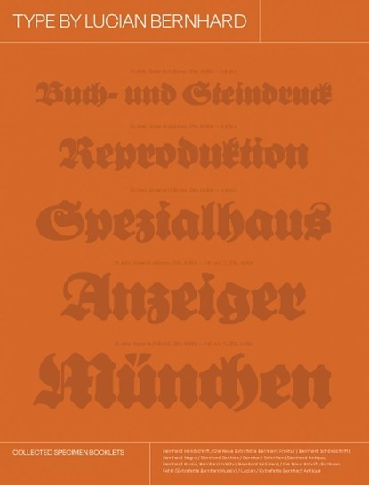 Type by Lucian Bernhard, Lucian Bernhard - Gebonden - 9798989142330