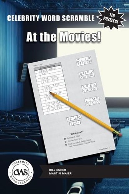 Celebrity Word Scramble At the Movies!, Martin Maier - Paperback - 9798991988681