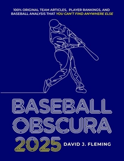 Baseball Obscura 2025, David J. Fleming - Paperback - 9798992355901