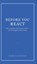 Before You React, Marcus Nicolls - Gebonden - 9798995423201
