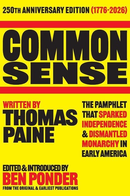 Common Sense, Thomas Paine - Paperback - 9798995971801