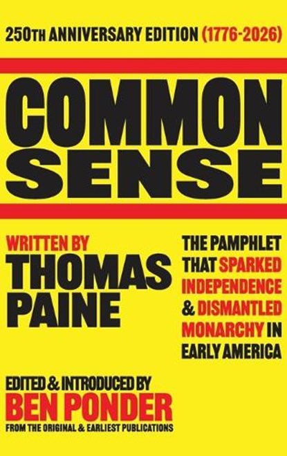 Common Sense, Thomas Paine - Gebonden - 9798995971818