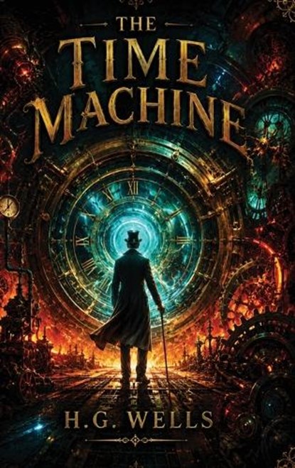 The Time Machine, H G Wells - Gebonden - 9798996093014