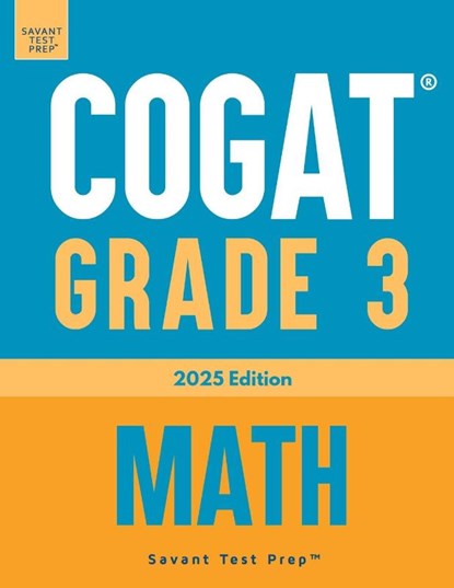 COGAT Grade 3 Math, Savant Test Prep - Paperback - 9798998826450
