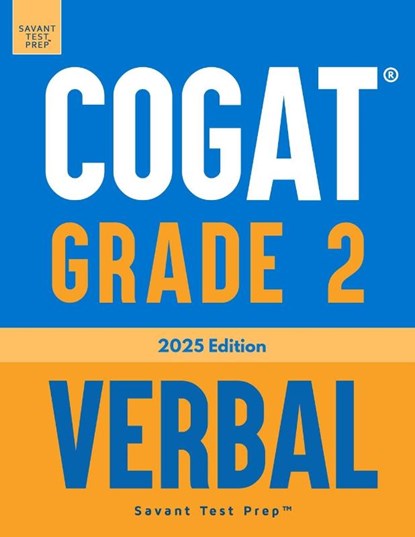 COGAT Grade 2 Verbal, Savant Test Prep - Paperback - 9798998826474
