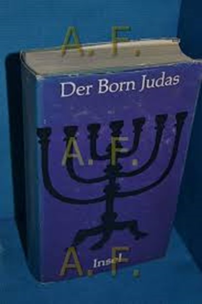 Der Born Judas, GORION, bin, Micha Josef& GORION, bin, Emanuel - Gebonden met stofomslag - F45B94CC17793CFAD