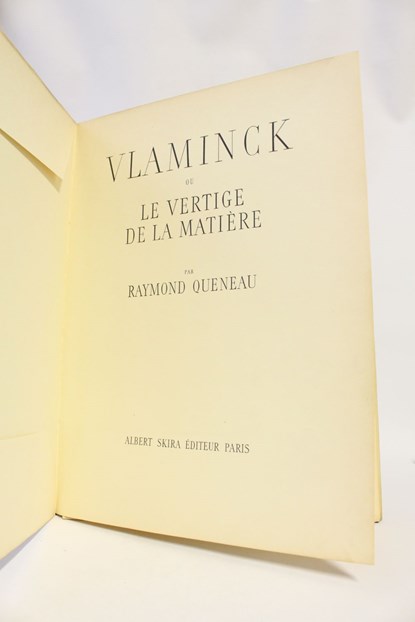 Vlaminck ou le vertige de la matière, Queneau, Raymond - PaperWrappers - FEED7B6AEA41C3E5E