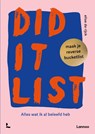 Did it list - Elise De Rijck - 9789020957563
