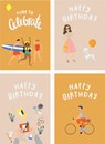 Fabrique a la Carte Wenskaartenset Birthday Auteur -  - 8719325945379