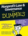 Nonprofit Law and Governance For Dummies - Jill Gilbert Welytok ; Daniel S. Welytok - 9780470087893