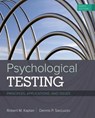 Psychological Testing - Robert (University of California Kaplan ; Dennis (San Diego State University) Saccuzzo - 9781337098137